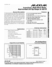 DataSheet MAX4491 pdf